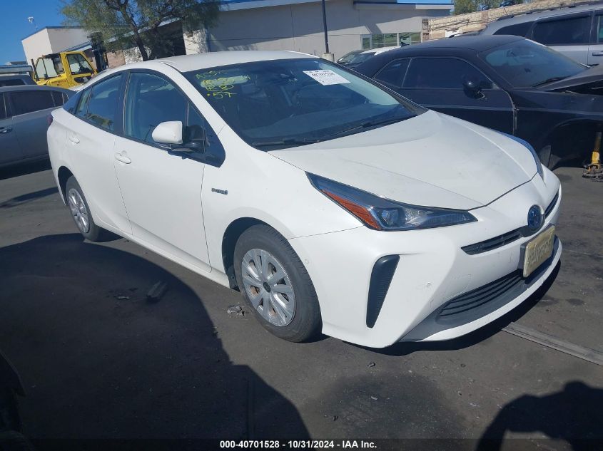 2019 Toyota Prius Le VIN: JTDKARFUXK3081580 Lot: 40701528