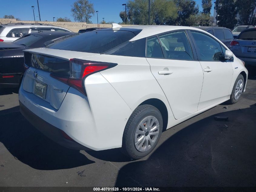 2019 Toyota Prius Le VIN: JTDKARFUXK3081580 Lot: 40701528