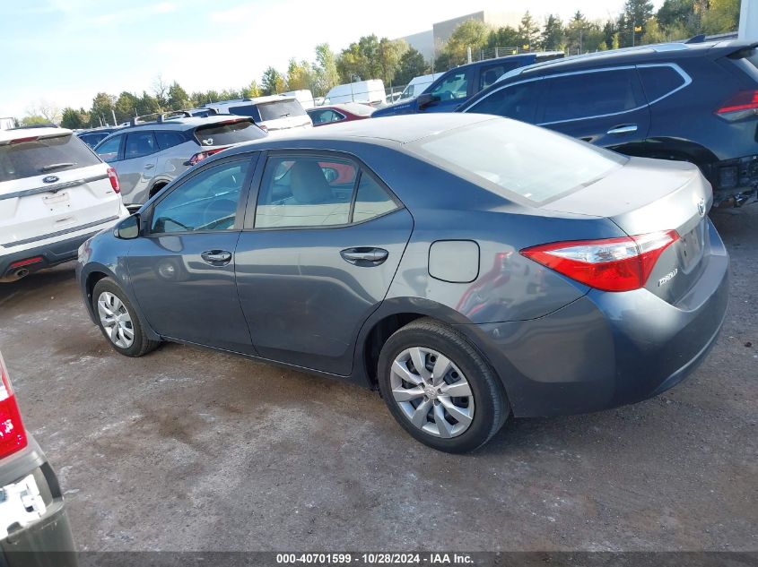 2015 Toyota Corolla Le VIN: 5YFBURHE6FP225832 Lot: 40701599