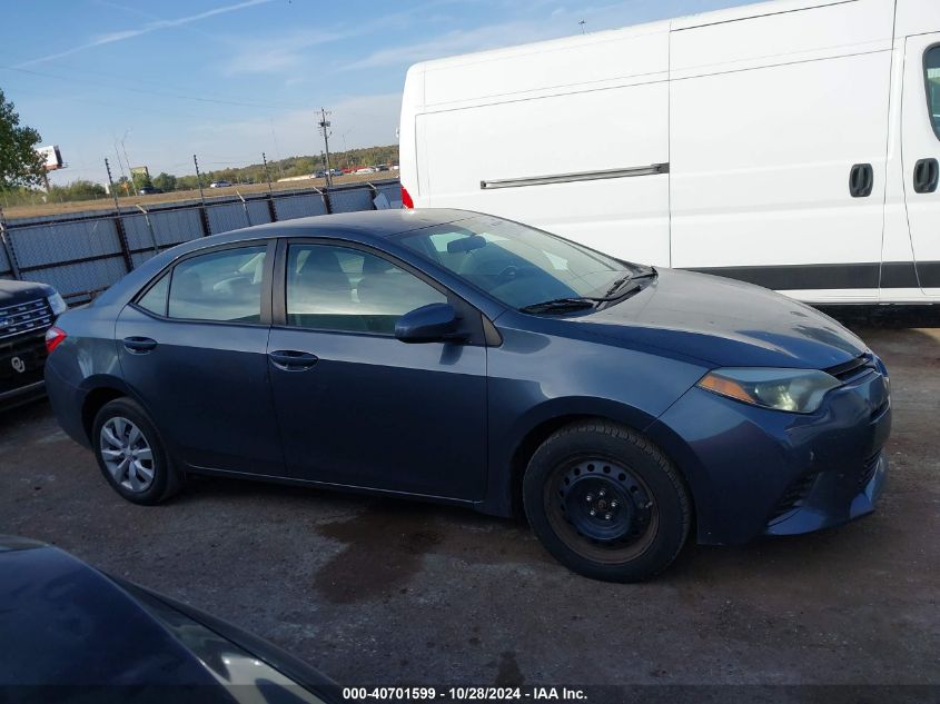 2015 Toyota Corolla Le VIN: 5YFBURHE6FP225832 Lot: 40701599