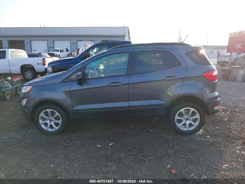 2021 Ford Ecosport Se VIN: MAJ6S3GL5MC400166 Lot: 40701657