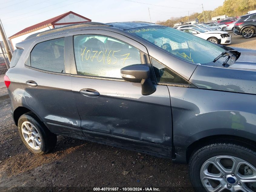 2021 Ford Ecosport Se VIN: MAJ6S3GL5MC400166 Lot: 40701657