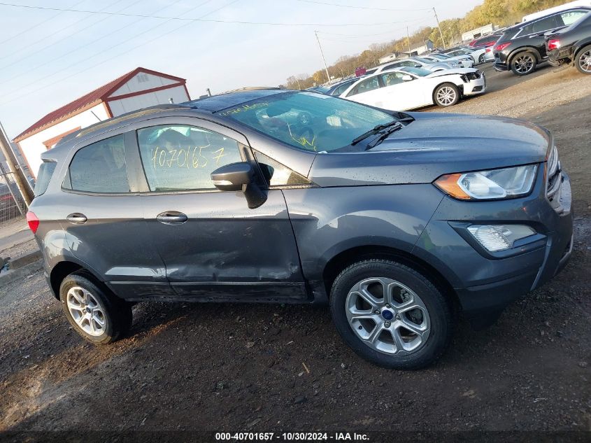 2021 Ford Ecosport Se VIN: MAJ6S3GL5MC400166 Lot: 40701657