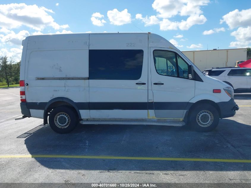 2015 Mercedes-Benz Sprinter 2500 Normal Roof VIN: WD3PE7CC0F5975828 Lot: 40701660