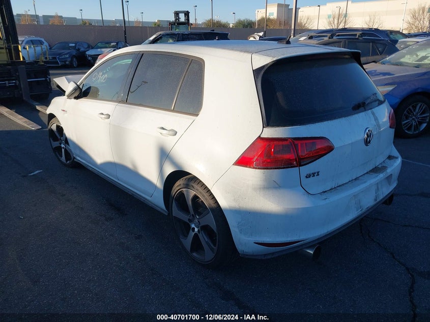 2015 VOLKSWAGEN GOLF GTI 2.0T AUTOBAHN 4-DOOR - 3VW5T7AU4FM103979