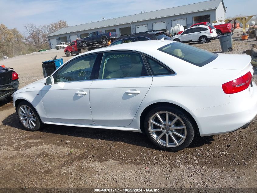 2016 Audi A4 2.0T Premium VIN: WAUFFAFL1GN009316 Lot: 40701717