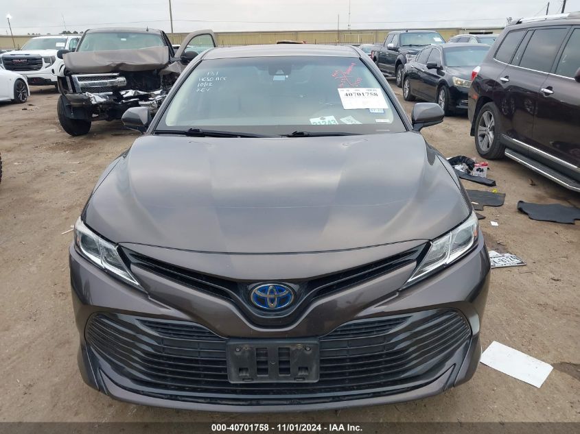 2020 Toyota Camry Le Hybrid VIN: 4T1C31AK1LU522252 Lot: 40701758