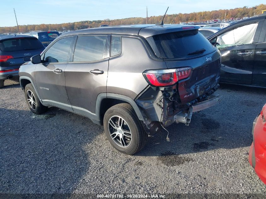 2019 Jeep Compass Sport 4X4 VIN: 3C4NJDAB8KT723756 Lot: 40701782