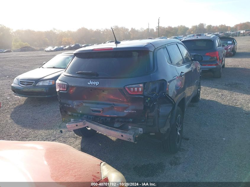 2019 Jeep Compass Sport 4X4 VIN: 3C4NJDAB8KT723756 Lot: 40701782