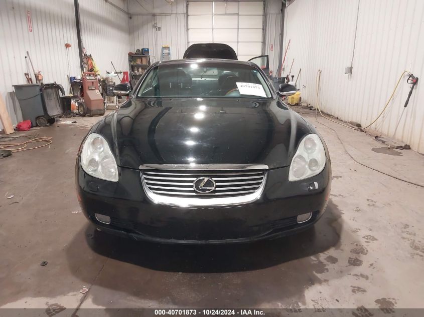 2002 Lexus Sc 430 VIN: JTHFN48Y020006301 Lot: 40701873