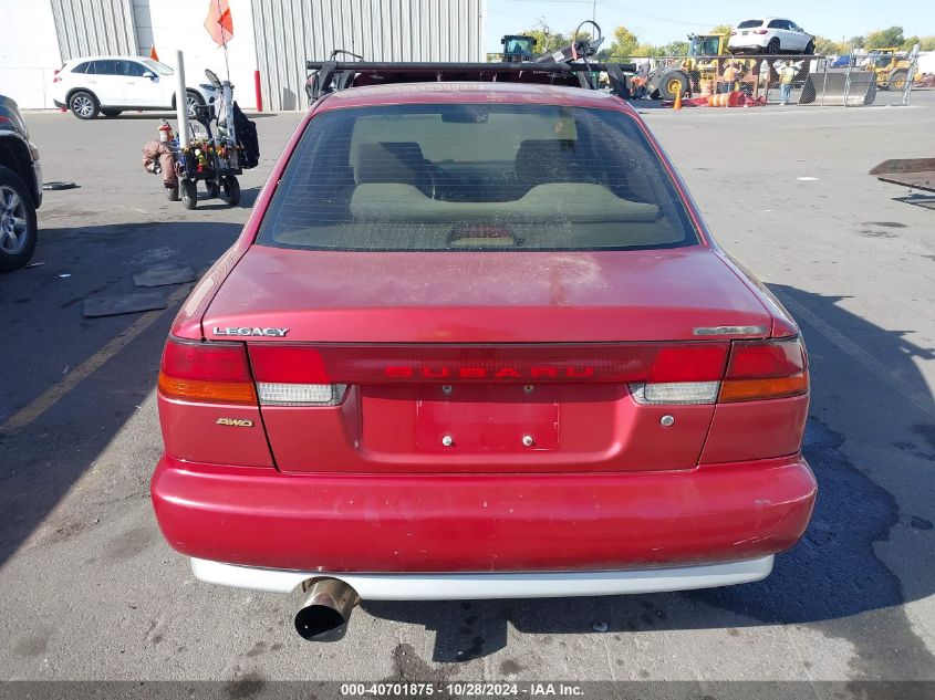 1997 Subaru Legacy L VIN: 4S3BD4358V7206645 Lot: 40701875