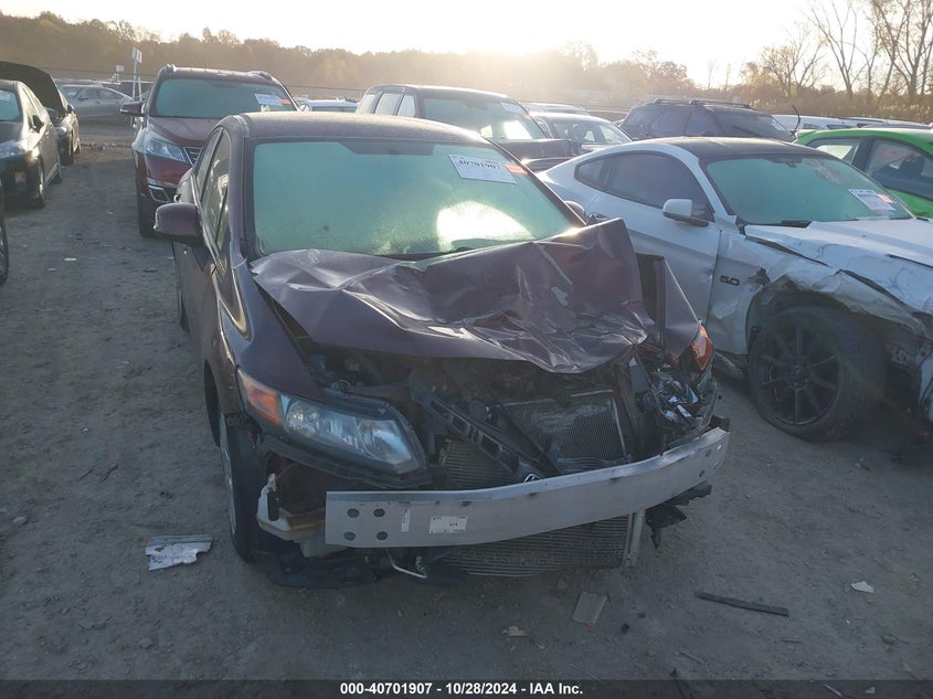 2012 Honda Civic Sdn Lx VIN: 19XFB2F53CE061745 Lot: 40701907