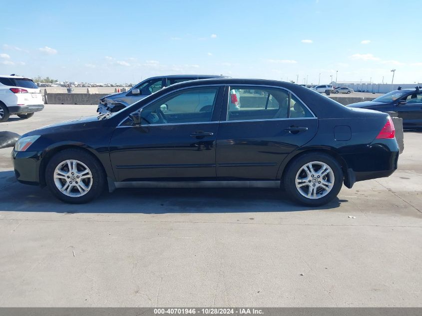 2007 Honda Accord 3.0 Se VIN: 1HGCM66437A007786 Lot: 40701946