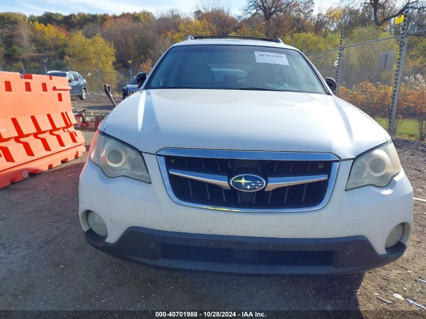 2008 Subaru Outback 2.5I Limited VIN: 4S4BP62C587321819 Lot: 40701988