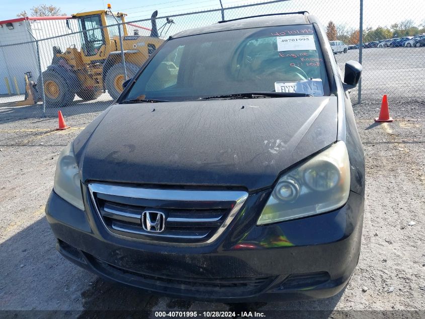 2007 Honda Odyssey Ex-L VIN: 5FNRL38607B080551 Lot: 40701995