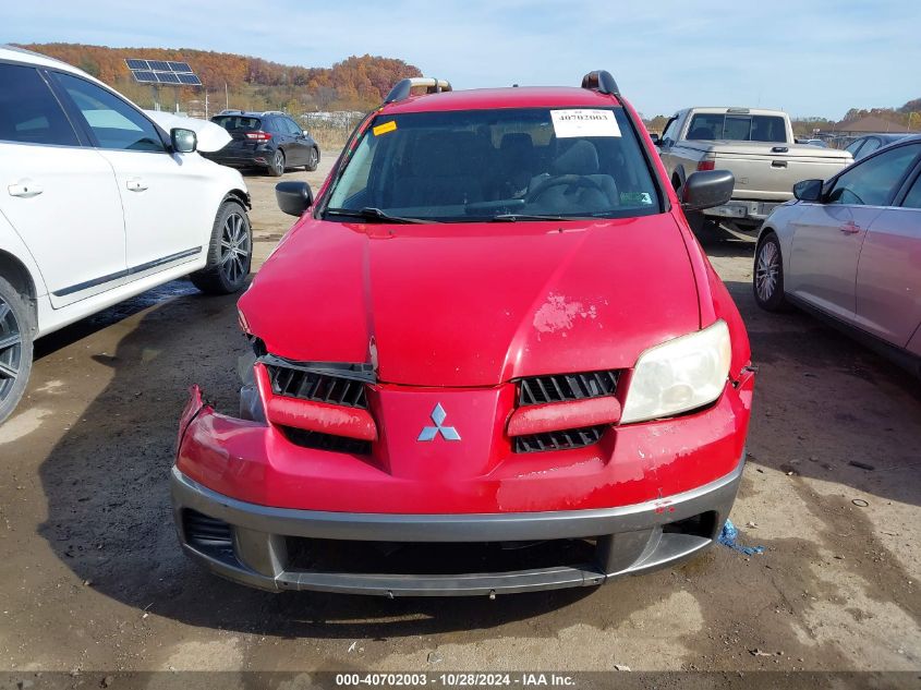 2006 Mitsubishi Outlander Ls VIN: JA4LX31F86U015659 Lot: 40702003