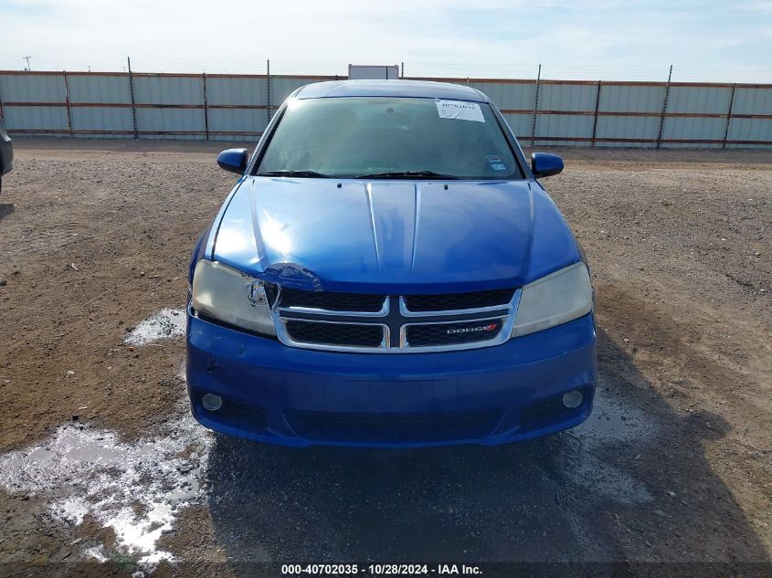 2013 Dodge Avenger Sxt VIN: 1C3CDZCBXDN746567 Lot: 40702035