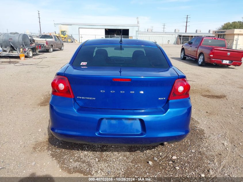 2013 Dodge Avenger Sxt VIN: 1C3CDZCBXDN746567 Lot: 40702035