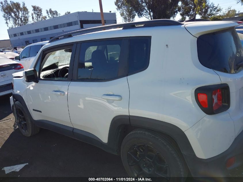 2019 Jeep Renegade Altitude Fwd VIN: ZACNJABB4KPK23286 Lot: 40702064