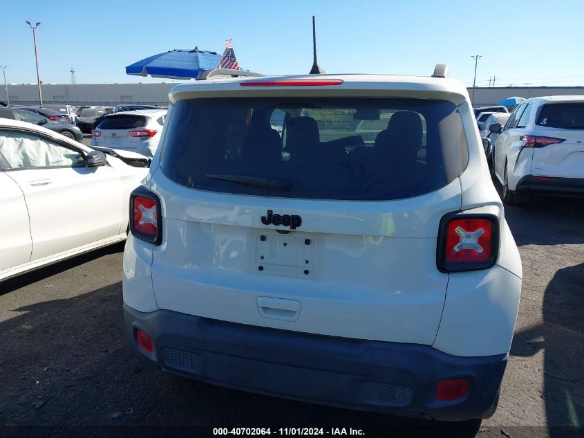 2019 Jeep Renegade Altitude Fwd VIN: ZACNJABB4KPK23286 Lot: 40702064