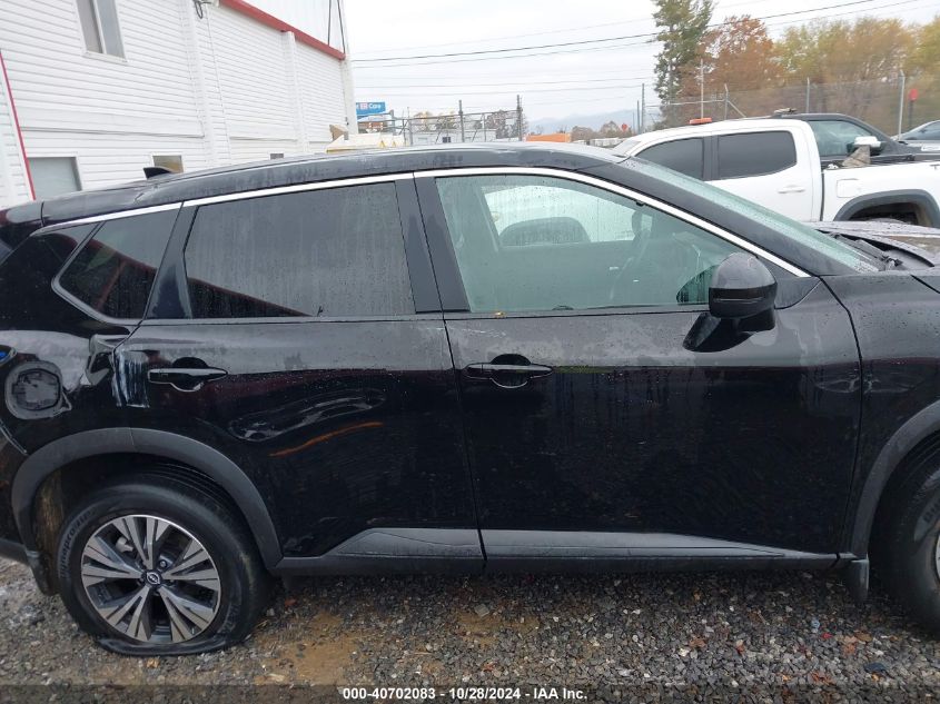 2022 Nissan Rogue Sv Intelligent Awd VIN: 5N1BT3BBXNC689126 Lot: 40702083