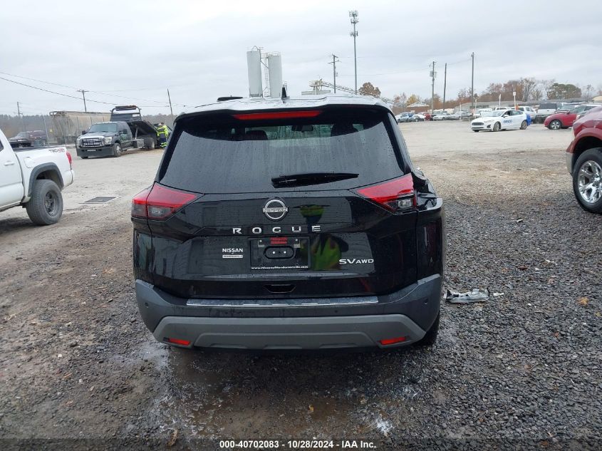 2022 Nissan Rogue Sv Intelligent Awd VIN: 5N1BT3BBXNC689126 Lot: 40702083