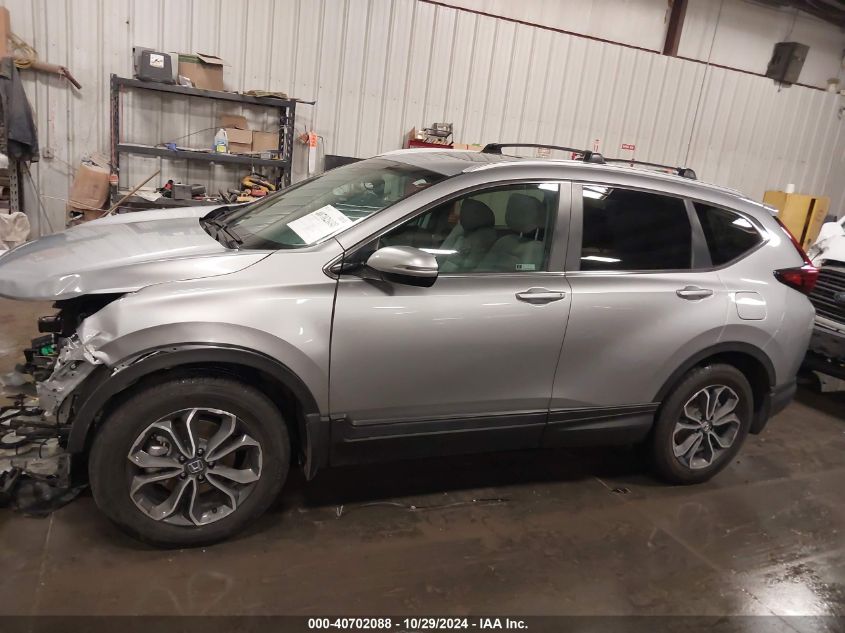 2022 Honda Cr-V Awd Ex-L VIN: 2HKRW2H83NH639334 Lot: 40702088