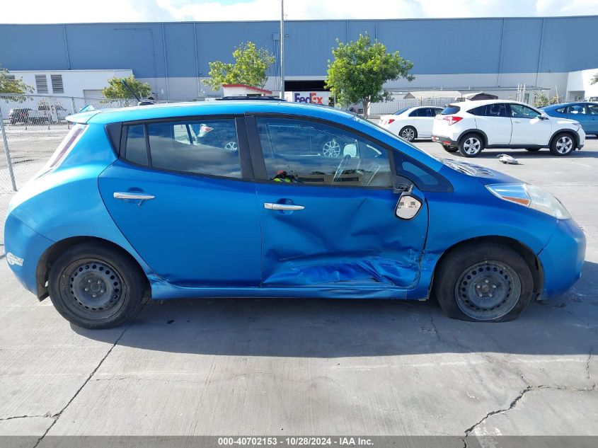 2014 Nissan Leaf S VIN: 1N4AZ0CPXEC333403 Lot: 40702153