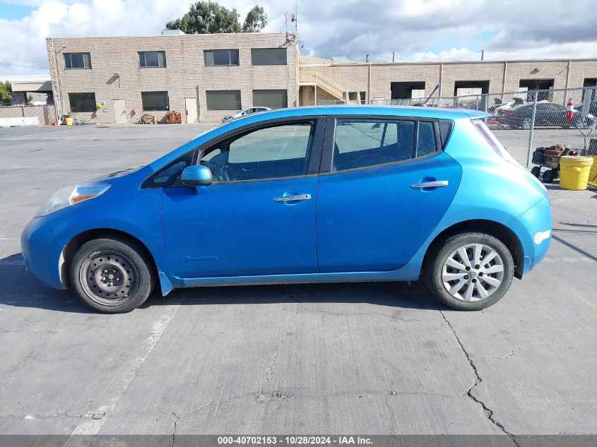 2014 Nissan Leaf S VIN: 1N4AZ0CPXEC333403 Lot: 40702153