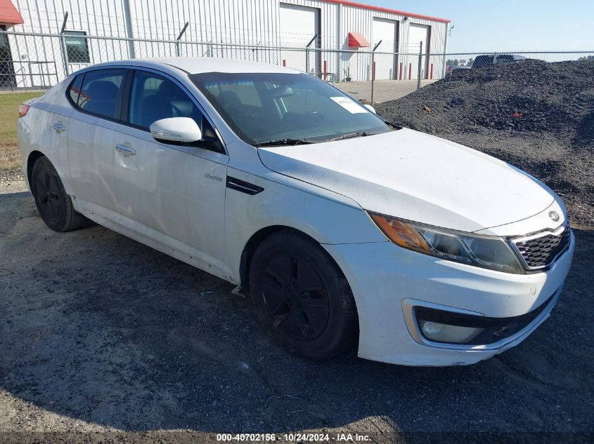 2013 Kia Optima Hybrid Lx VIN: KNAGM4AD4D5040566 Lot: 40702156