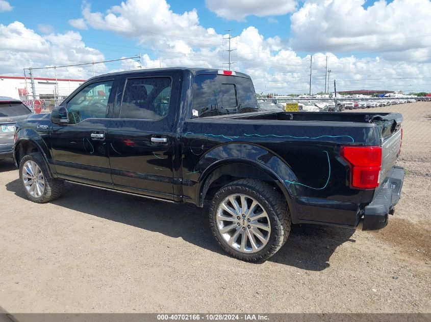 2019 Ford F-150 Limited VIN: 1FTEW1EG4KFA15407 Lot: 40702166