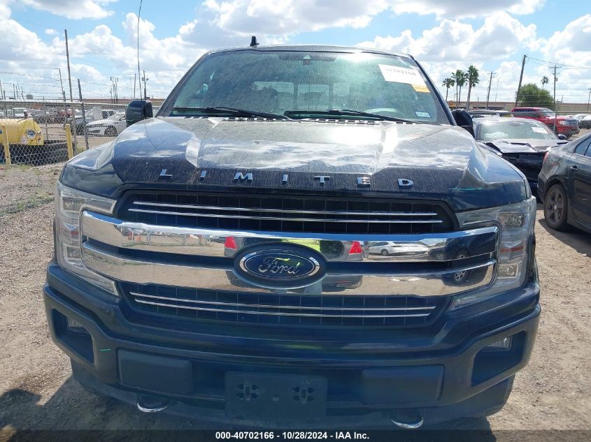 2019 FORD F-150 LIMITED - 1FTEW1EG4KFA15407