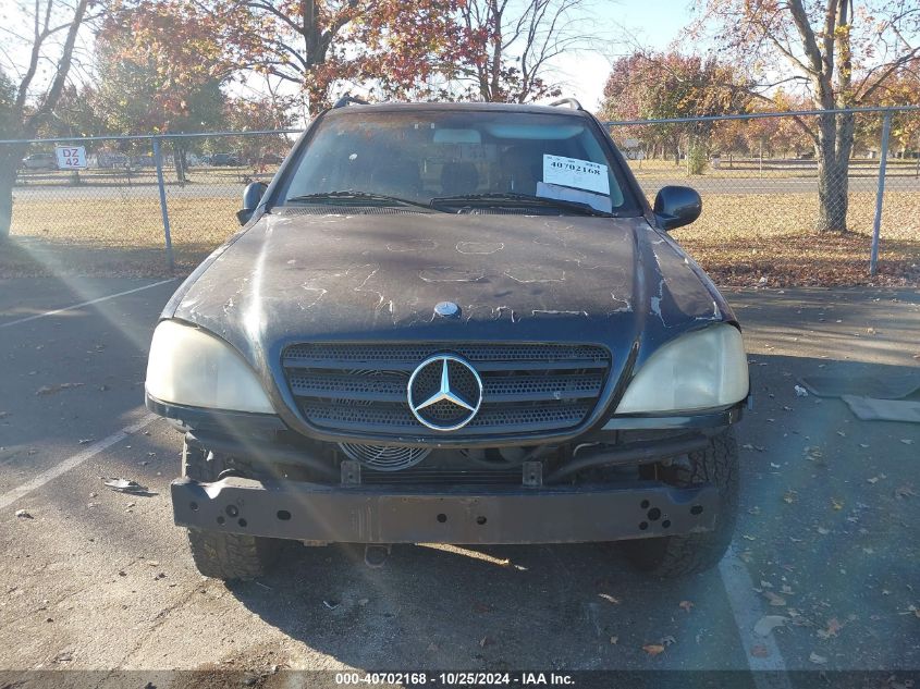 2001 Mercedes-Benz Ml 320 VIN: 4JGAB54E71A285725 Lot: 40702168