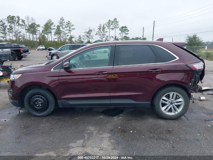 2017 Ford Edge Sel VIN: 2FMPK3J87HBB55049 Lot: 40702217