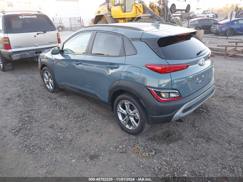 VIN KM8K3CAB5NU917643 2022 HYUNDAI KONA SEL