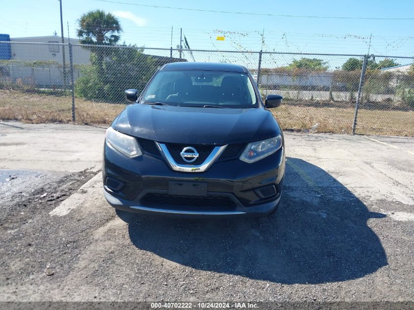 2016 Nissan Rogue S VIN: KNMAT2MV0GP635458 Lot: 40702222