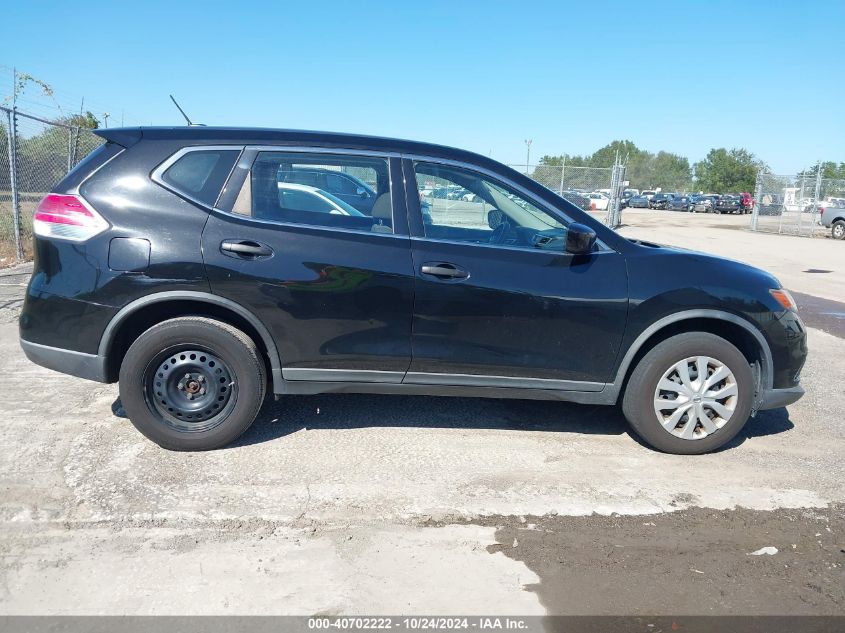 2016 Nissan Rogue S VIN: KNMAT2MV0GP635458 Lot: 40702222