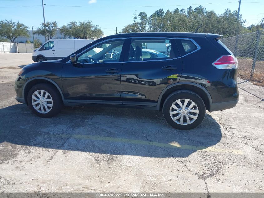 2016 Nissan Rogue S VIN: KNMAT2MV0GP635458 Lot: 40702222