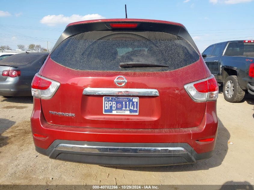 2015 Nissan Pathfinder S VIN: 5N1AR2MN0FC659906 Lot: 40702266