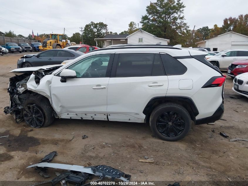 2022 Toyota Rav4 Hybrid Se VIN: 2T3T6RFV2NW035161 Lot: 40702270