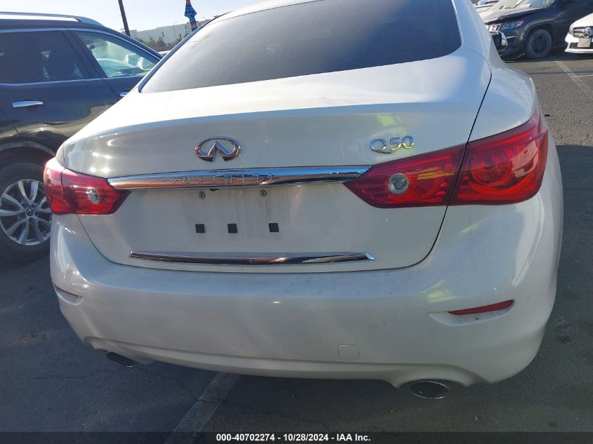 2014 Infiniti Q50 Premium VIN: JN1BV7AP0EM693234 Lot: 40702274