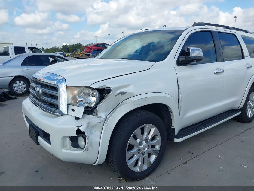 2011 Toyota Sequoia Platinum 5.7L V8 VIN: 5TDYY5G18BS034338 Lot: 40702289