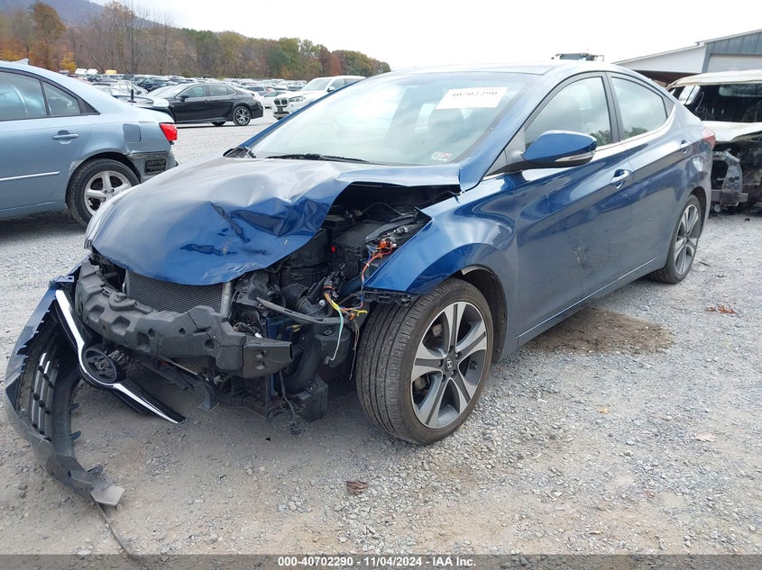 2014 Hyundai Elantra Se/Sport/Limited VIN: KMHDH4AH1EU080278 Lot: 40702290