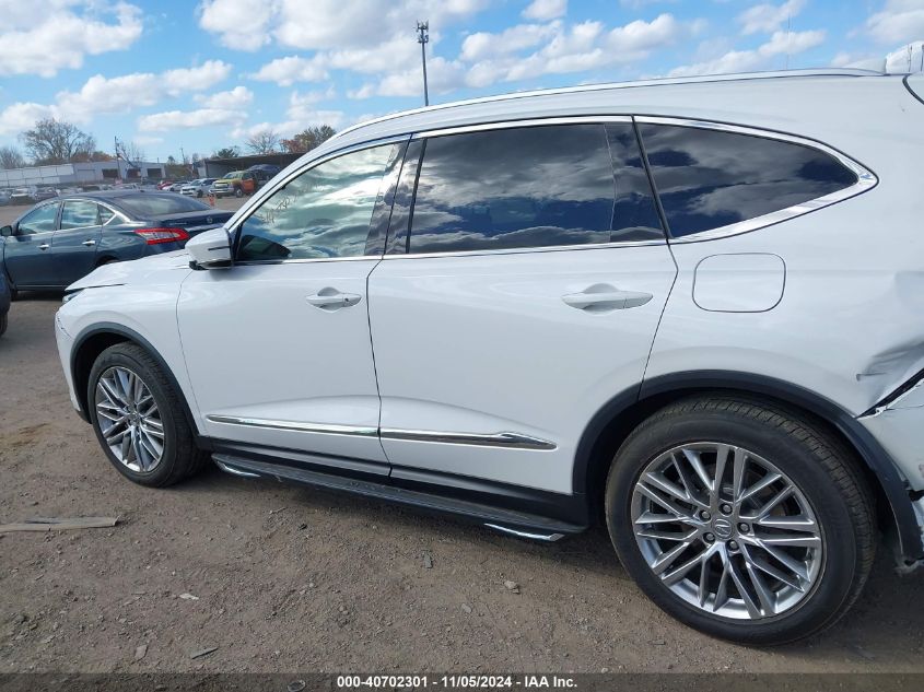 2024 Acura Mdx Advance Package VIN: 5J8YE1H86RL007469 Lot: 40702301