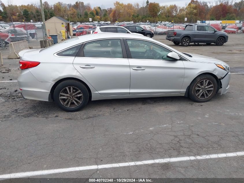 2015 Hyundai Sonata Se VIN: 5NPE24AF2FH095487 Lot: 40702348