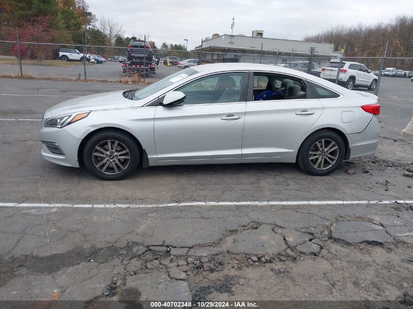 2015 Hyundai Sonata Se VIN: 5NPE24AF2FH095487 Lot: 40702348