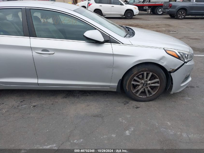 2015 Hyundai Sonata Se VIN: 5NPE24AF2FH095487 Lot: 40702348