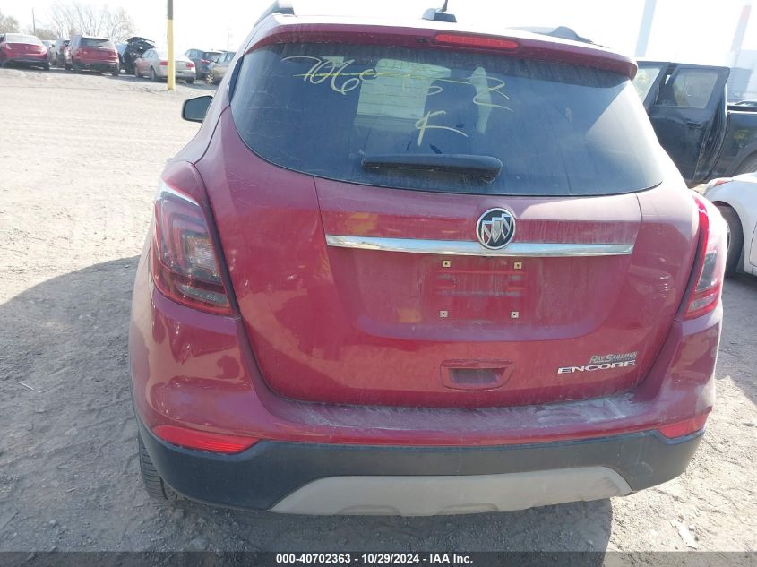 2019 Buick Encore Fwd Preferred VIN: KL4CJASB9KB706562 Lot: 40702363