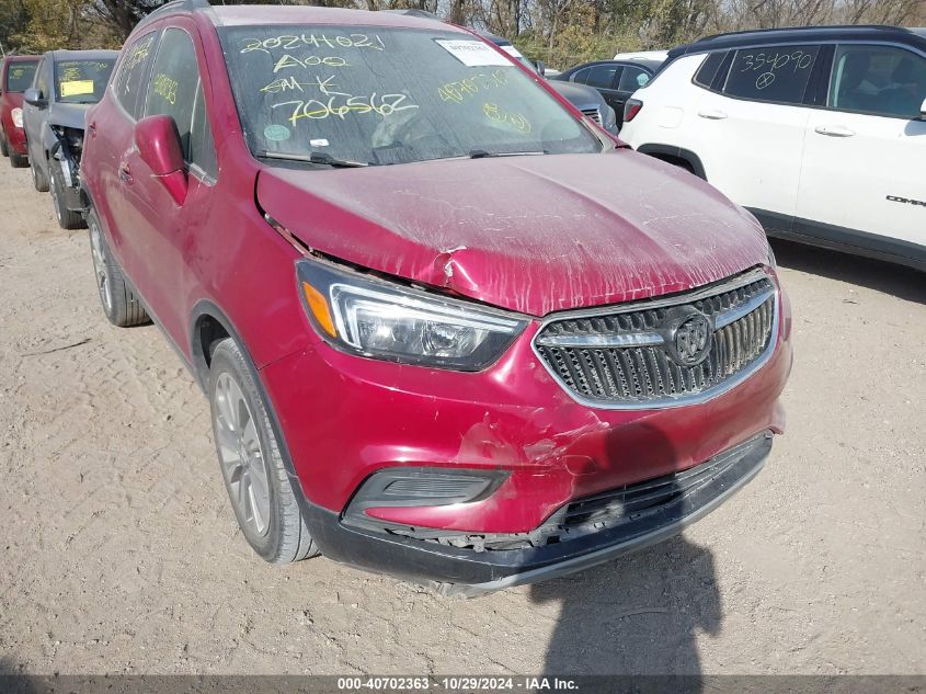 2019 Buick Encore Fwd Preferred VIN: KL4CJASB9KB706562 Lot: 40702363