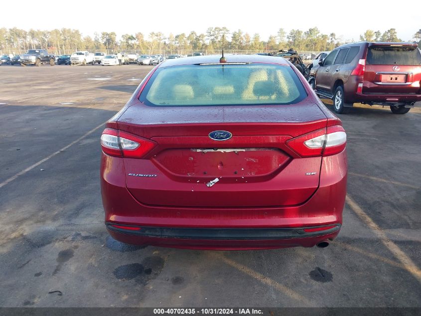 2016 FORD FUSION SE - 3FA6P0H76GR294916